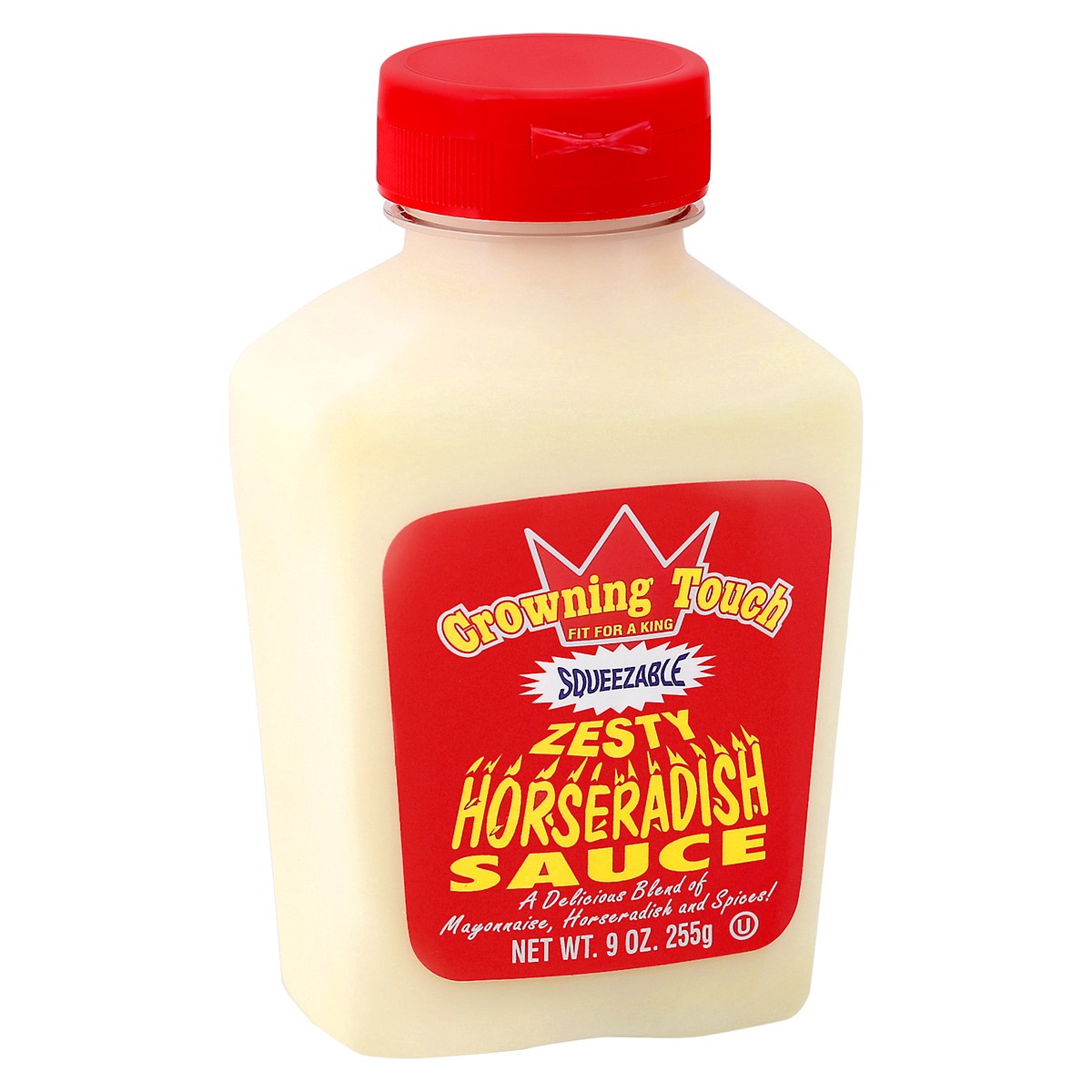 slide 8 of 12, Crowning Touch Zesty Squeezable Horseradish Sauce 9 oz, 9 oz