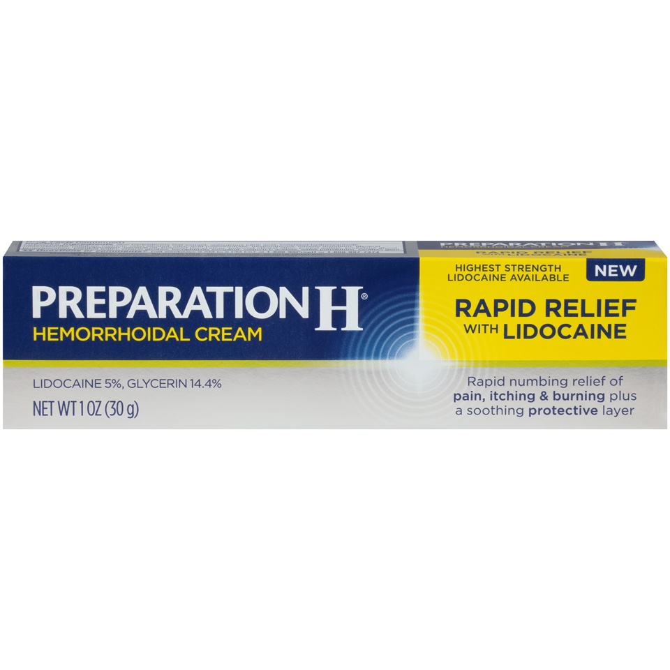 slide 1 of 3, Preparation H Rapid Relief With Lidocaine, 1 oz