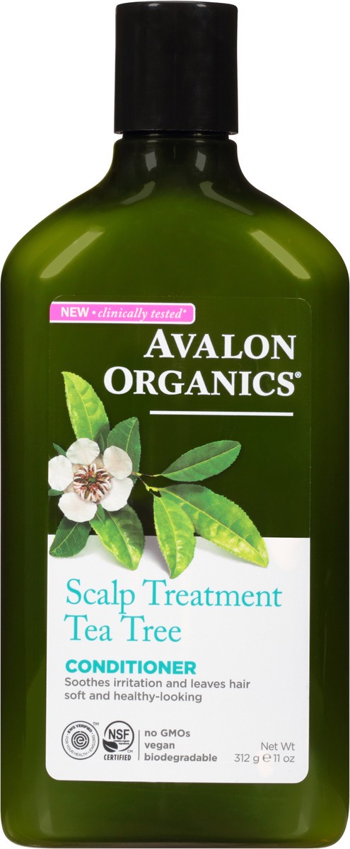 slide 5 of 11, Avalon Organics Scalp Treatment Tea Tree Conditioner, 11 fl oz