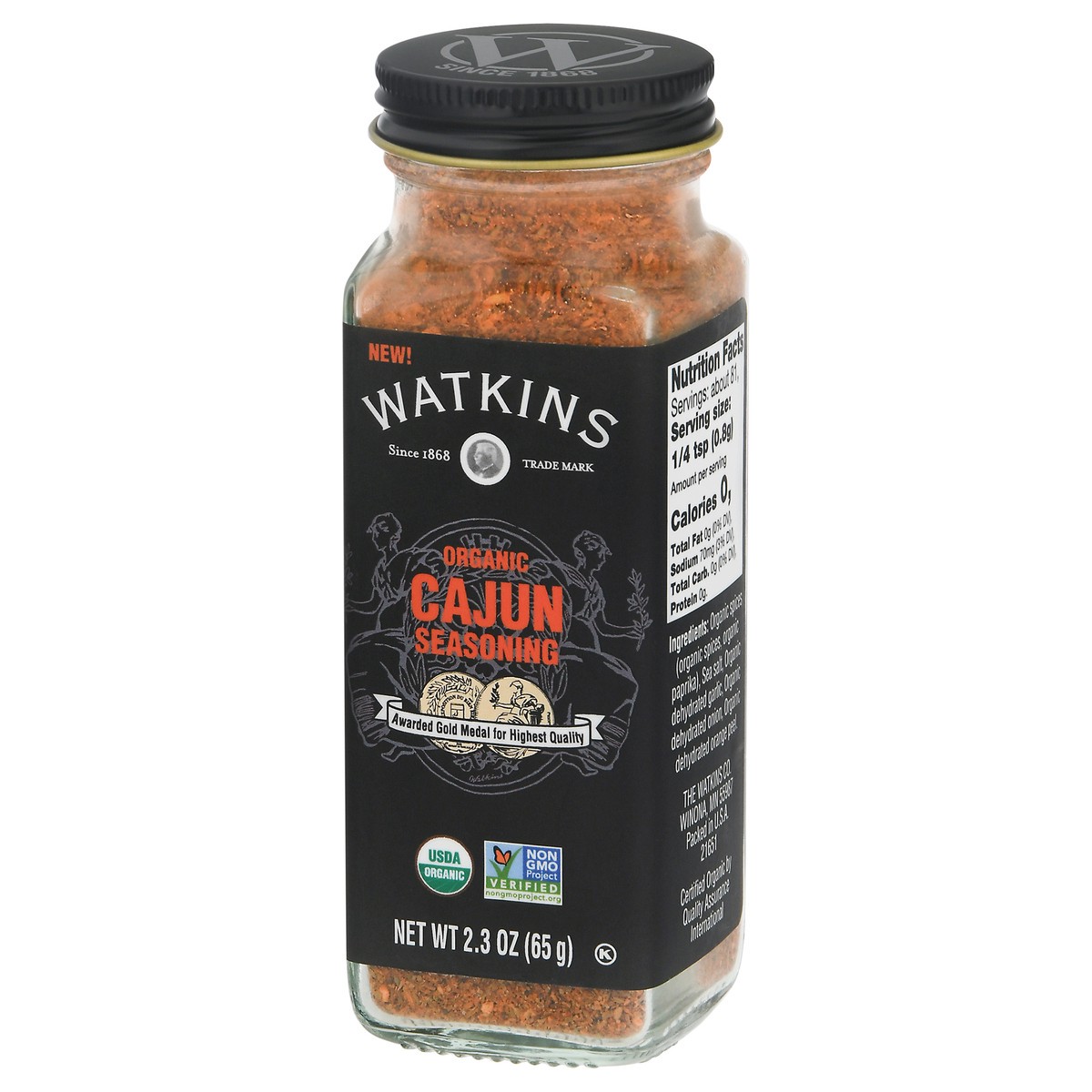 slide 11 of 12, Watkins Organic Cajun Seasoning 2.3 oz, 2.3 oz