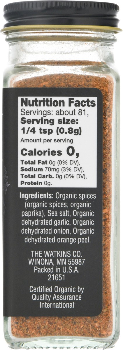 slide 9 of 12, Watkins Organic Cajun Seasoning 2.3 oz, 2.3 oz