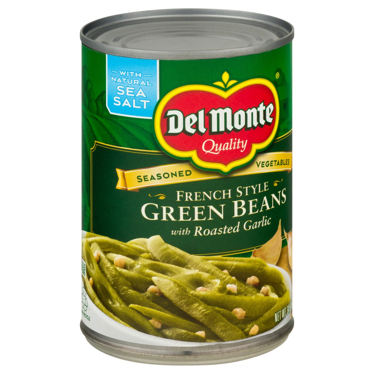 slide 6 of 12, Del Monte French Style Green Beans with Roasted Garlic 14.5 oz, 14.5 oz