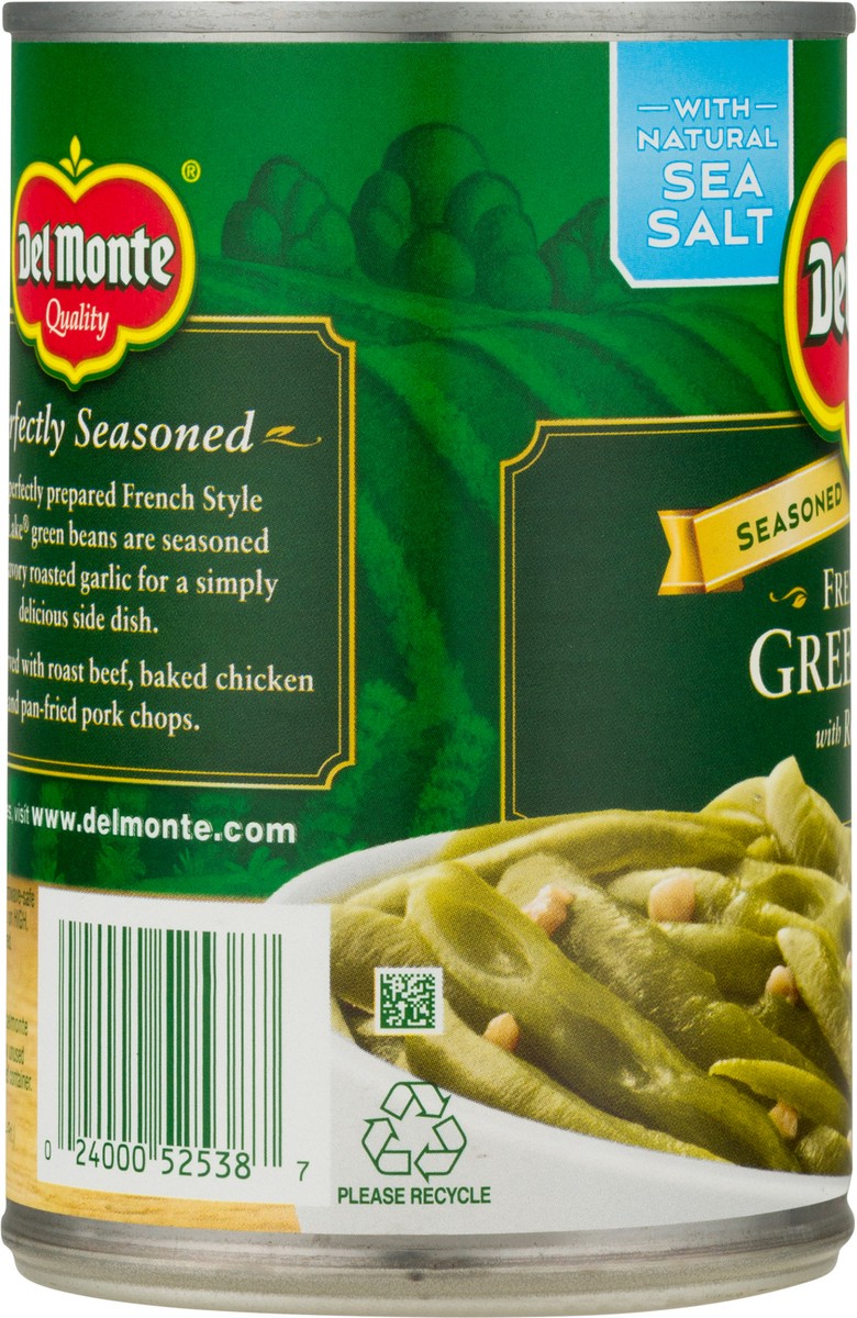 slide 11 of 12, Del Monte French Style Green Beans with Roasted Garlic 14.5 oz, 14.5 oz