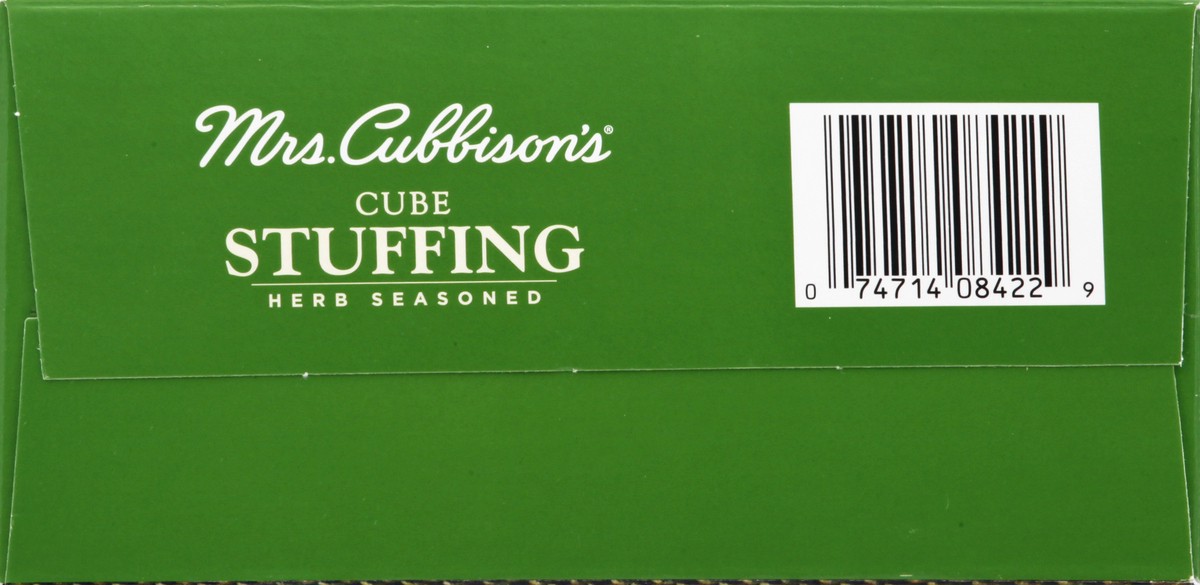 slide 5 of 9, Mrs. Cubbison's Herb Seasoned Cube Stuffing 10 oz,