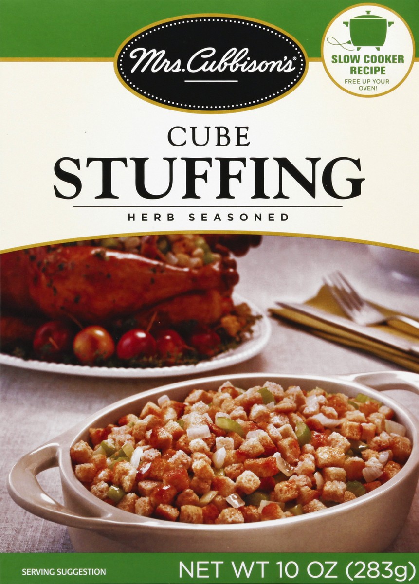 slide 6 of 9, Mrs. Cubbison's Herb Seasoned Cube Stuffing 10 oz,