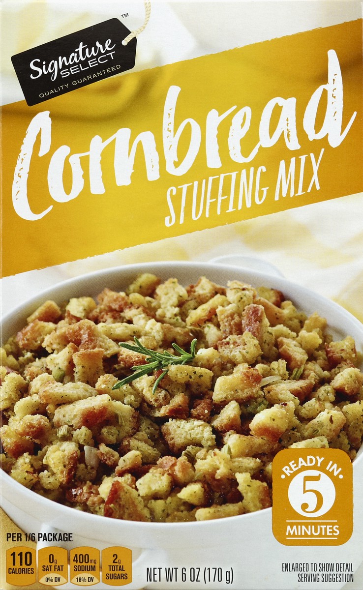 slide 2 of 4, Signature Select Stuffing Mix 6 oz,