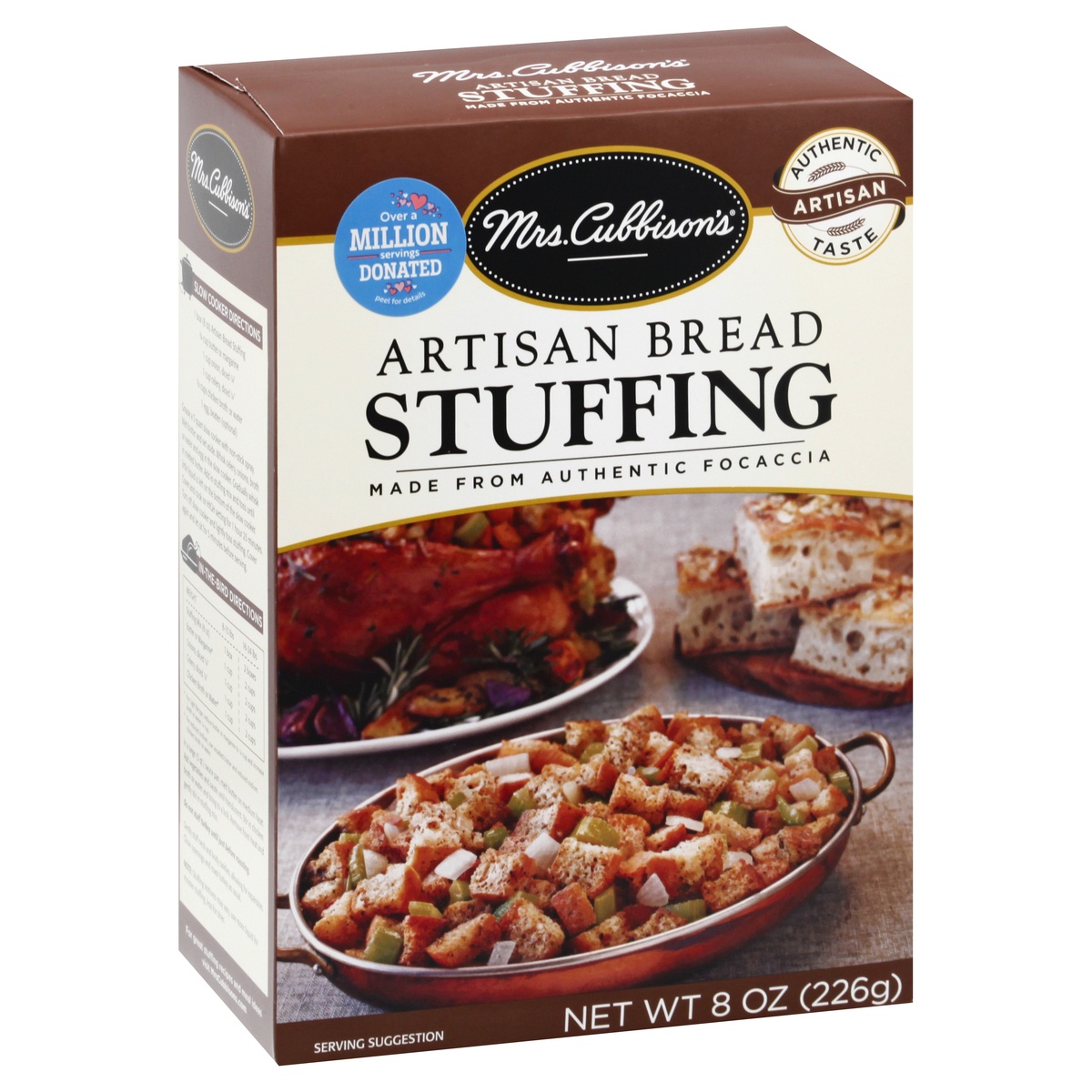 slide 9 of 9, Mrs. Cubbison's Focaccia Stuffing, 8 oz