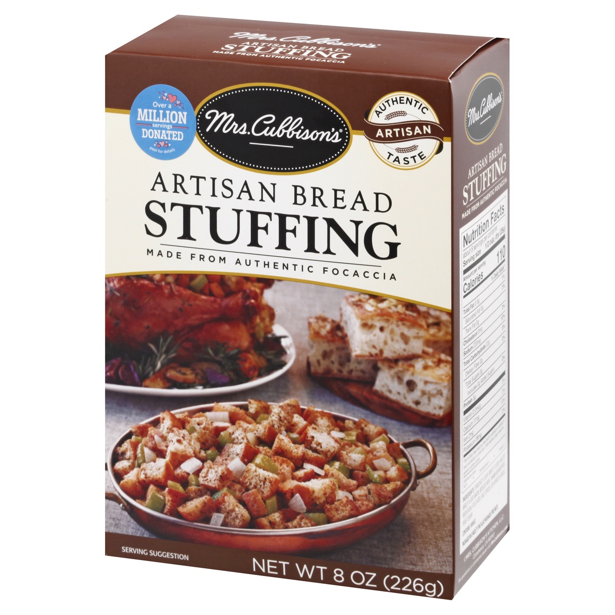 slide 4 of 9, Mrs. Cubbison's Focaccia Stuffing, 8 oz