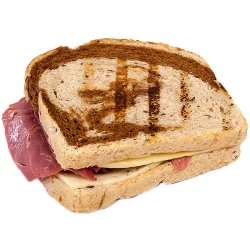 Lunds & Byerlys L&b Retro Rueben Sandwich On Grilled Marble Rye Bread
