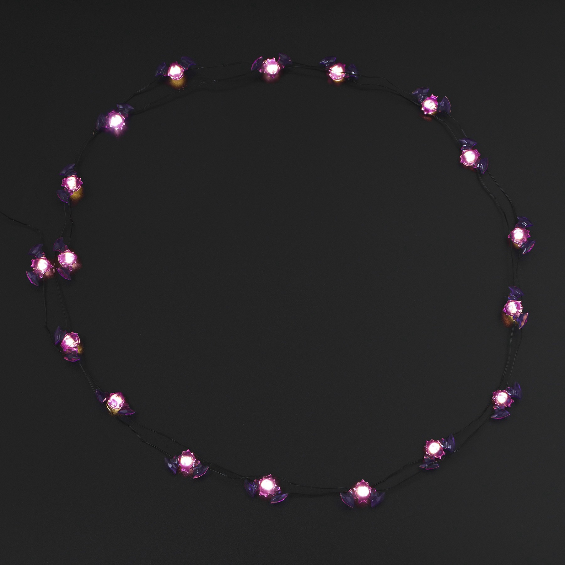 slide 2 of 2, 18ct. Warm White Led Purple Bat Icon String Lights By Ashland, 18 ct