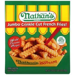 Nathan's Famous® frozen jumbo crinkle fries