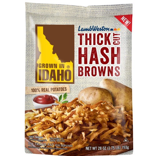 slide 1 of 1, frozen thick cut hash browns, 28 oz