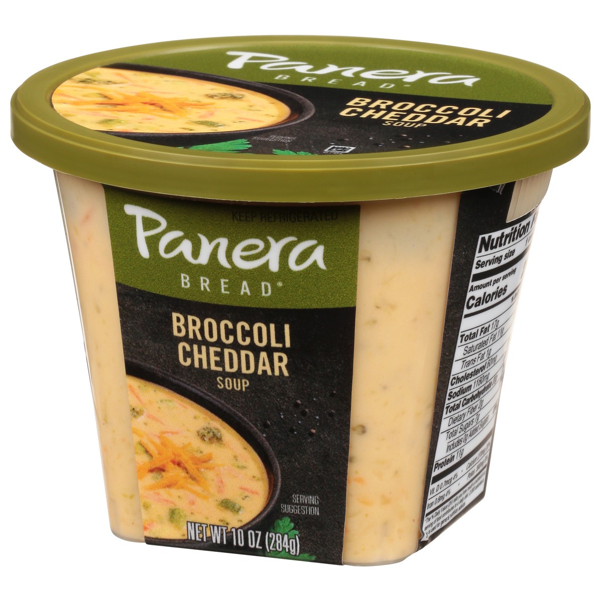 slide 11 of 11, Panera Bread NON BRAND Broccoli Cheddar Soup Refrigerated (Cup), 10 oz
