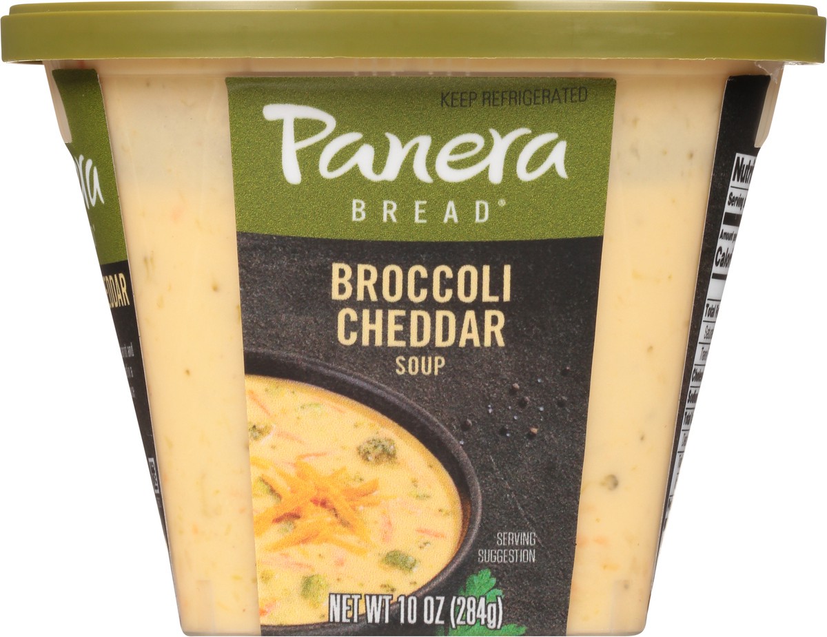 slide 2 of 11, Panera Bread NON BRAND Broccoli Cheddar Soup Refrigerated (Cup), 10 oz