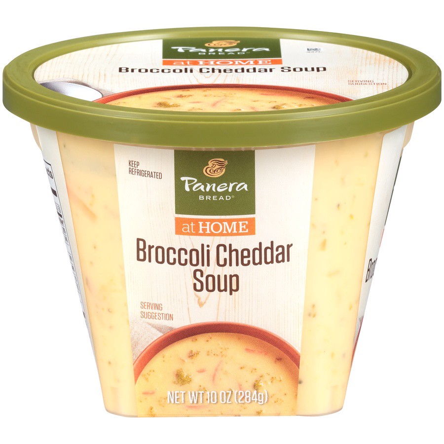 slide 1 of 11, Panera Bread Broccoli Cheddar Soup, 10 OZ Soup Cup, 10 oz