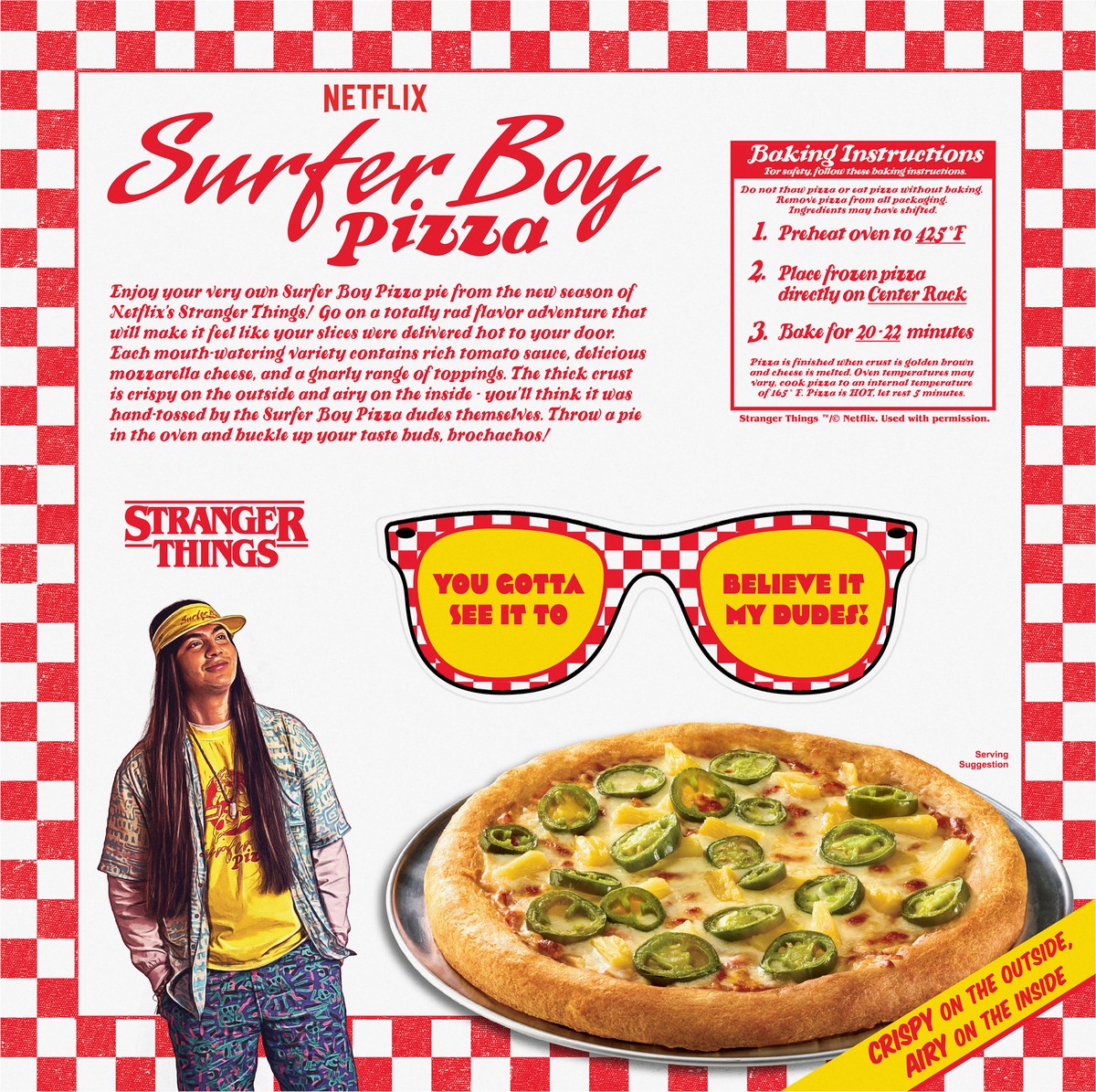 slide 2 of 14, Surfer Boy Pizza Hand-Tossed Style Crust Big Kahuna Pizza 22.9 oz, 22.9 oz