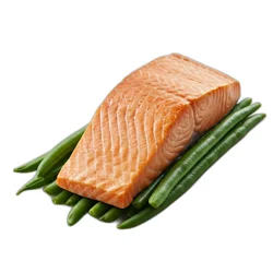 Bourbon Salmon With Green Beans Steam Bag
