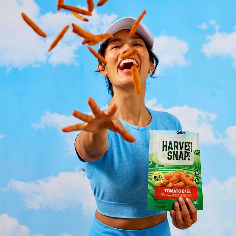 slide 5 of 7, Harvest Snaps Red Lentil Snack Crisps Tomato Basil - 3oz, 3 oz