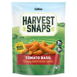 Harvest Snaps Red Lentil Snack Crisps Tomato Basil - 3oz
