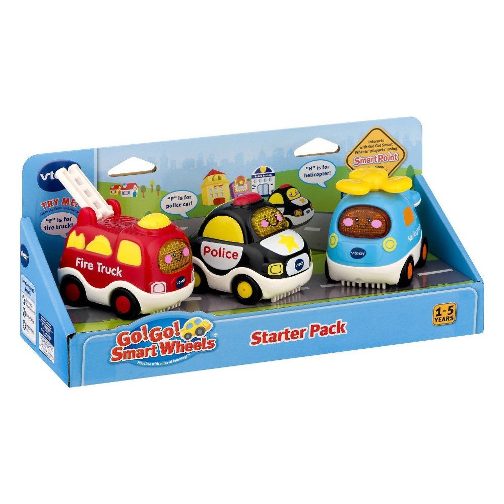 slide 4 of 4, VTech Go! Go! Smart Wheels Vehicle 3 Pack, 3 ct