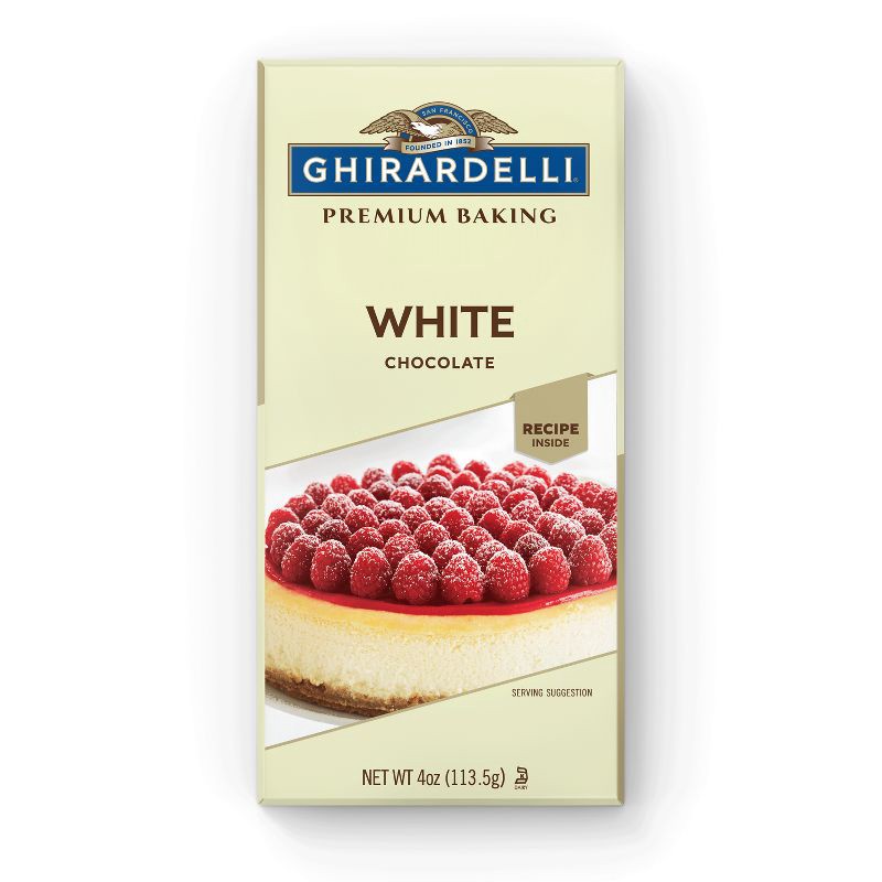 slide 2 of 6, GHIRARDELLI Premium Baking White Chocolate Baking Bar - 4oz, 4 oz