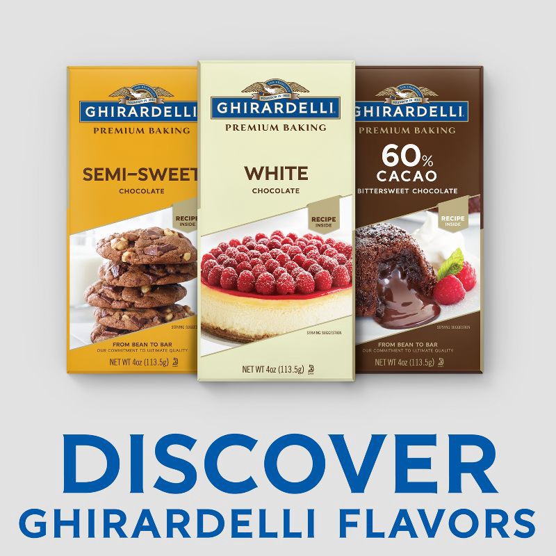 slide 3 of 6, GHIRARDELLI Premium Baking White Chocolate Baking Bar - 4oz, 4 oz