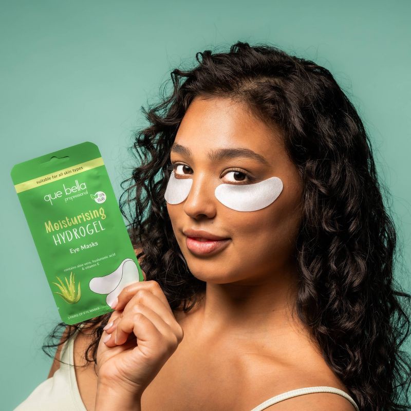 slide 3 of 7, Que Bella Moisturizing Hydrogel Eye Masks - 3ct, 3 ct