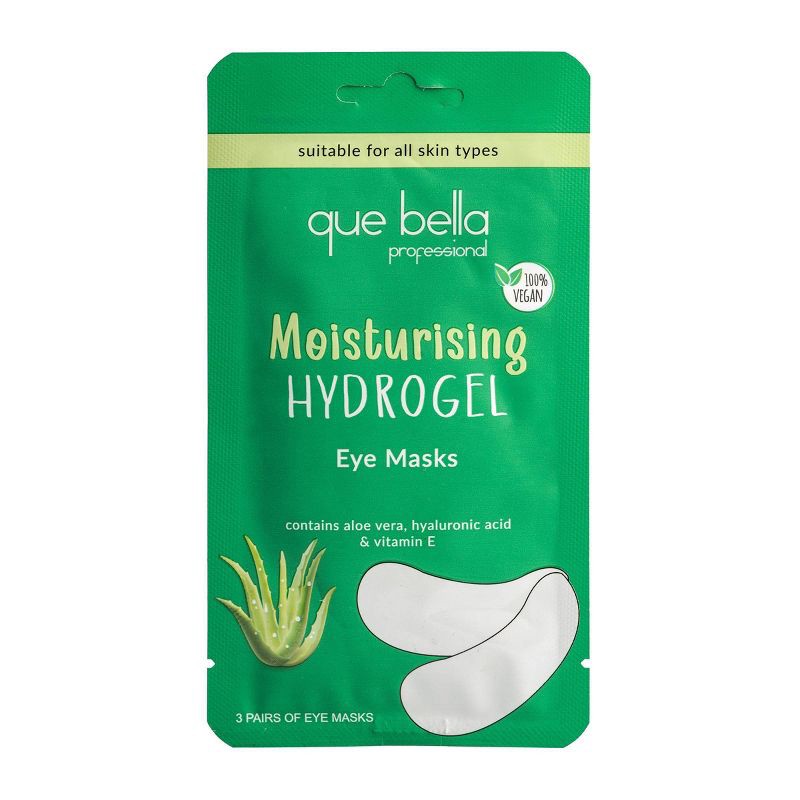 slide 1 of 4, Que Bella Moisturizing Hydrogel Eye Masks - 3 Pairs, 1 ct