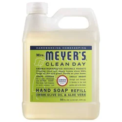 Mrs. Meyer's Clean Day Lemon Verbena Liquid Hand Soap Refill - 33 fl oz