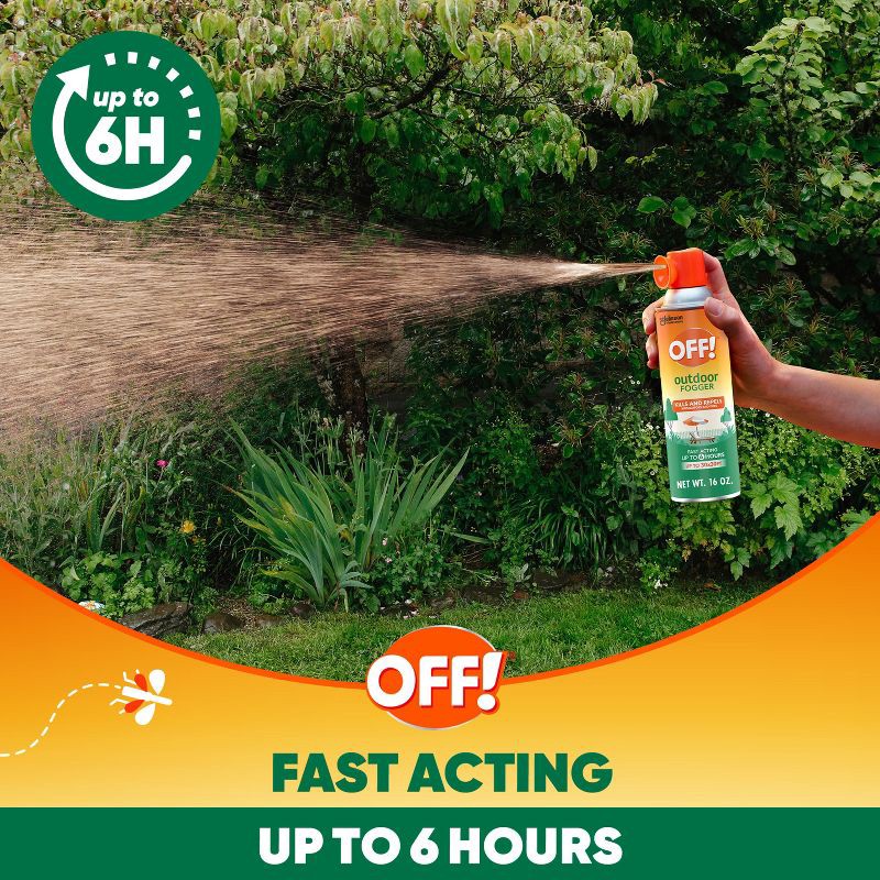 slide 3 of 12, OFF! Backyard Pretreat Outdoor Mosquito Repellent Fogger - 16oz, 16 oz