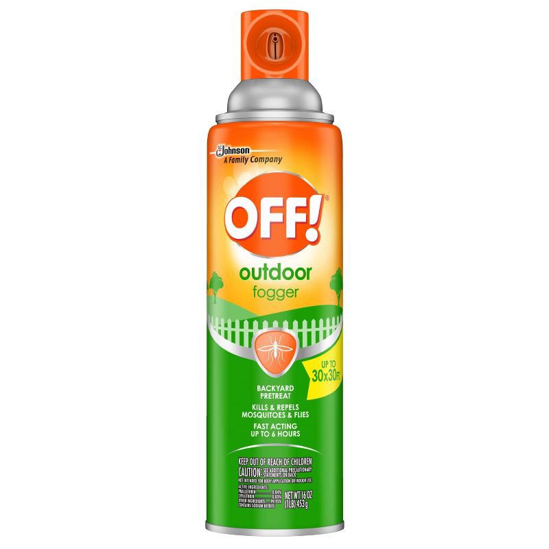 slide 4 of 13, OFF! Backyard Pretreat Outdoor Mosquito Repellent Fogger - 16 oz, 16 oz