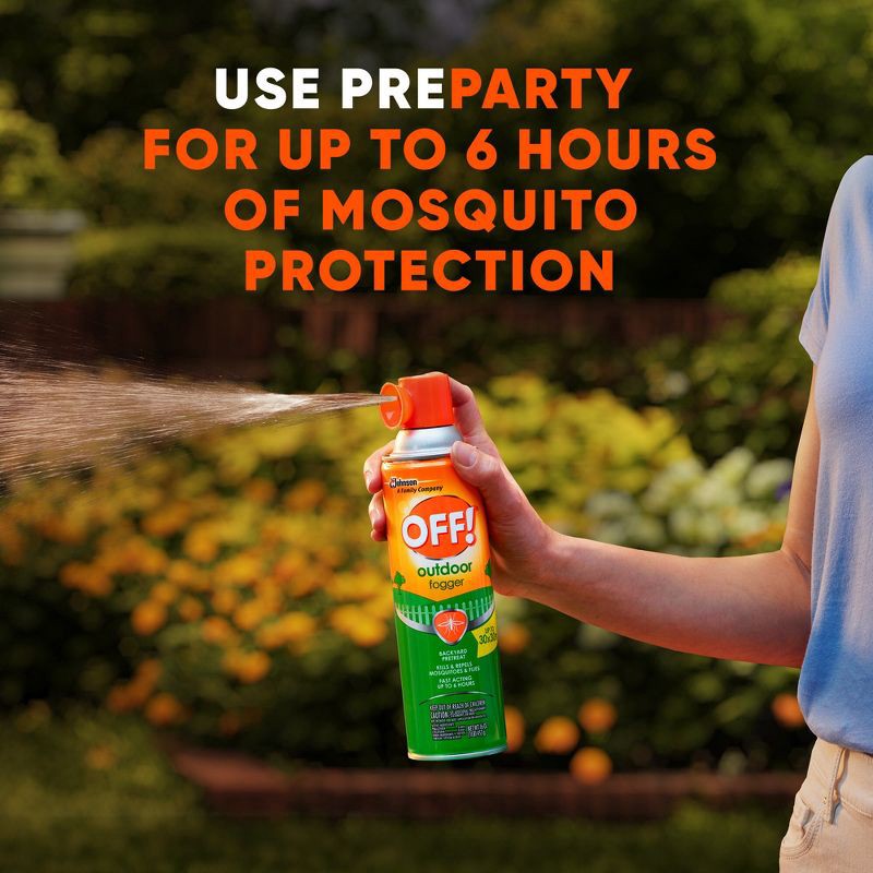 slide 11 of 13, OFF! Backyard Pretreat Outdoor Mosquito Repellent Fogger - 16oz, 16 oz