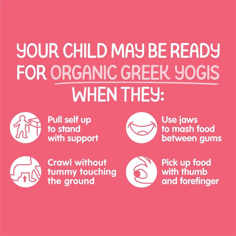 slide 2 of 11, Happy Baby Organic Yogis Strawberry Banana Freeze Dried Greek Yogurt & Fruit Baby Snacks - 1oz, 1 oz