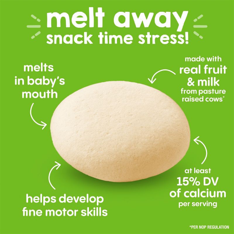 slide 5 of 11, Happy Baby Organic Yogis Strawberry Banana Freeze Dried Greek Yogurt & Fruit Baby Snacks - 1oz, 1 oz