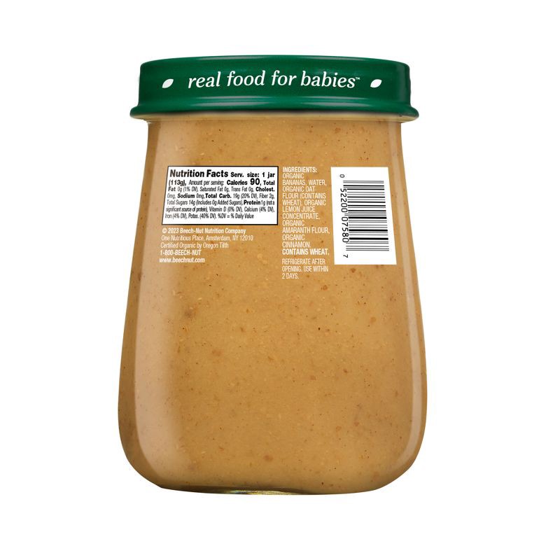 slide 2 of 11, Beech-Nut Organics Banana Cinnamon & Granola Baby Food Jar - 4oz, 4 oz