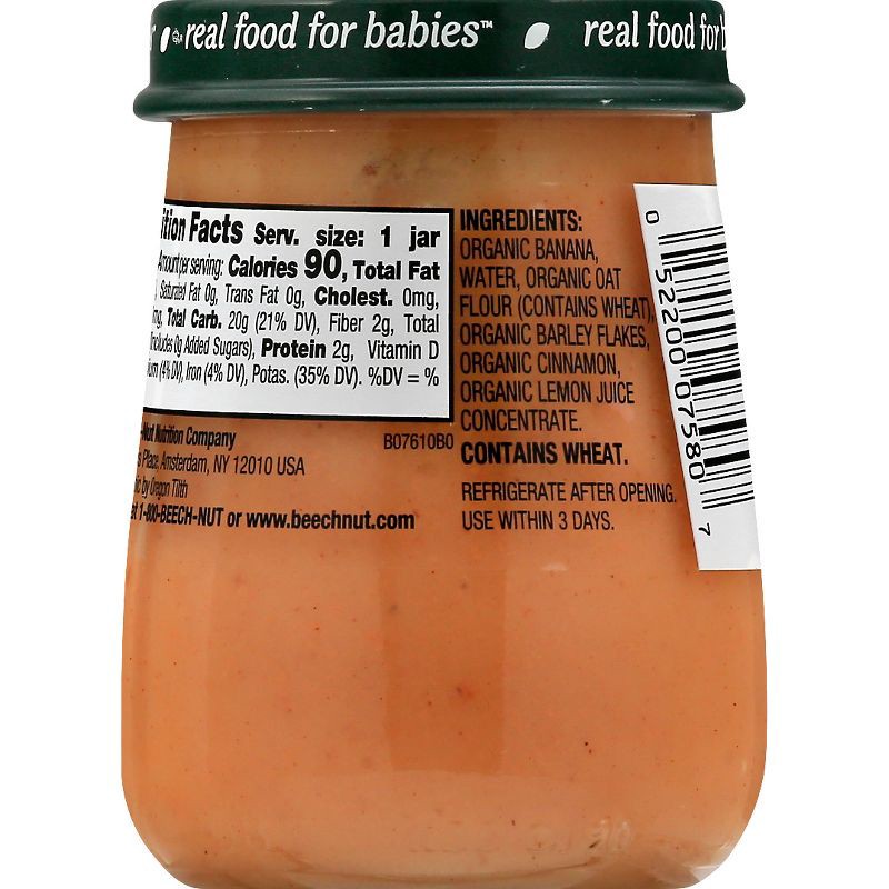 slide 10 of 12, Beech-Nut Organics Banana Cinnamon & Granola Baby Food Jar - 4oz, 4 oz