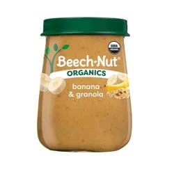 Beech-Nut Non-GMO Organics Banana Cinnamon & Granola Baby Food Jar - 4oz