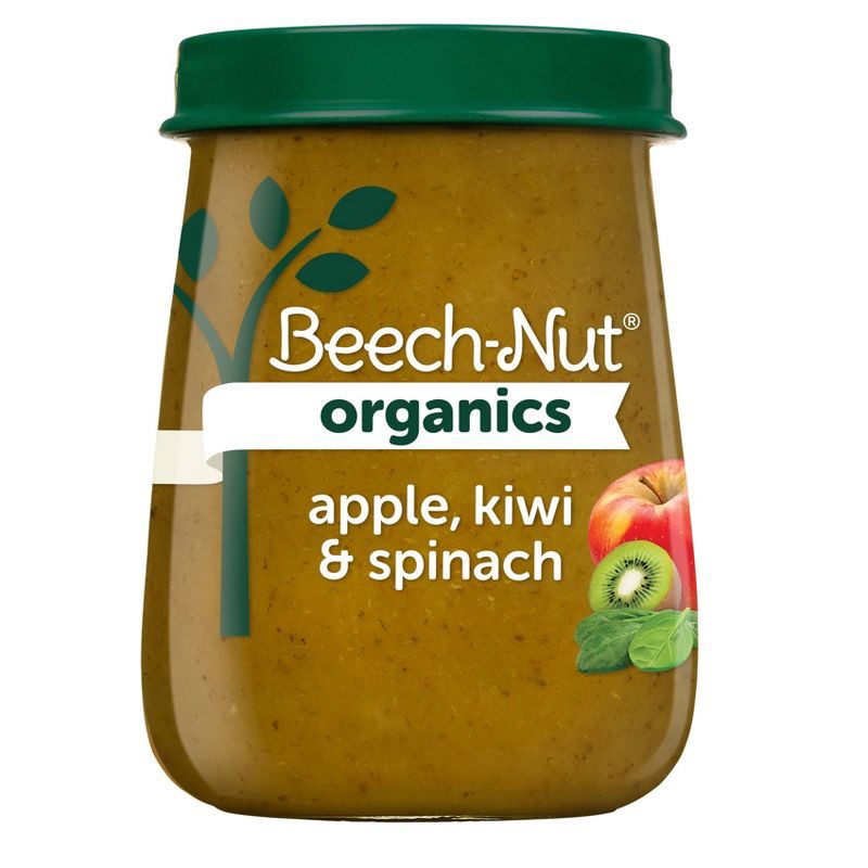 slide 1 of 1, Beech-Nut Organics Apple Kiwi & Spinach Baby Food Jar - 4oz, 4 oz