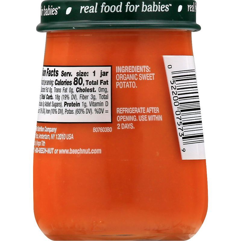 slide 8 of 12, Beech-Nut Organics Sweet Potatoes Baby Food Jar - 4oz, 4 oz