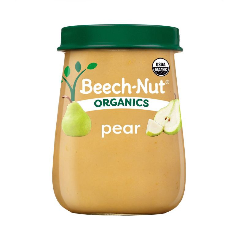 slide 1 of 7, Beech-Nut Non-GMO Organics Pears Baby Food Jar - 4oz, 4 oz