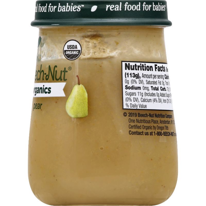 slide 6 of 10, Beech-Nut Organics Pears Baby Food Jar - 4oz, 4 oz