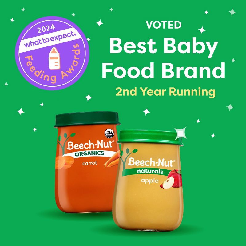 slide 7 of 7, Beech-Nut Non-GMO Organics Pears Baby Food Jar - 4oz, 4 oz
