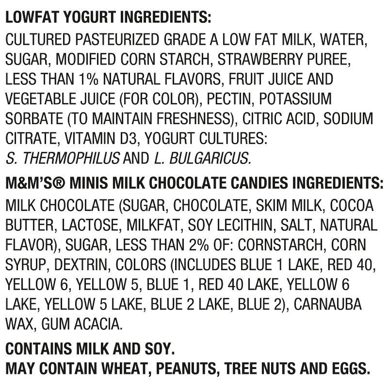 slide 8 of 11, YoCrunch Low Fat Strawberry with M&Ms Yogurt - 4ct/4oz Cups, 4 ct; 4 oz