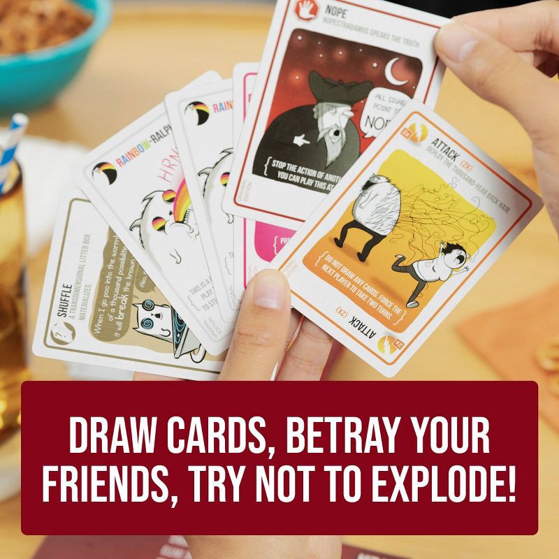 slide 3 of 7, Exploding Kittens Card Game, 1 ct