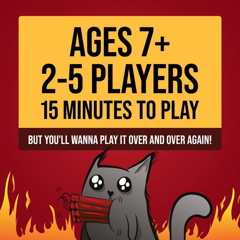 slide 6 of 7, Exploding Kittens Card Game, 1 ct