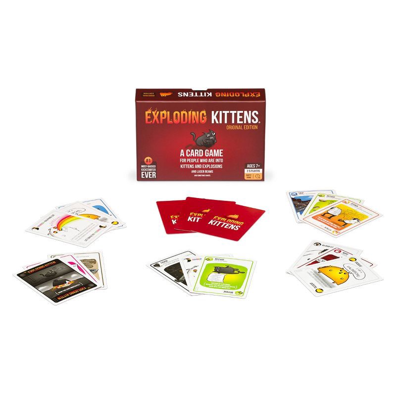 slide 7 of 8, Exploding Kittens Card Game, 1 ct