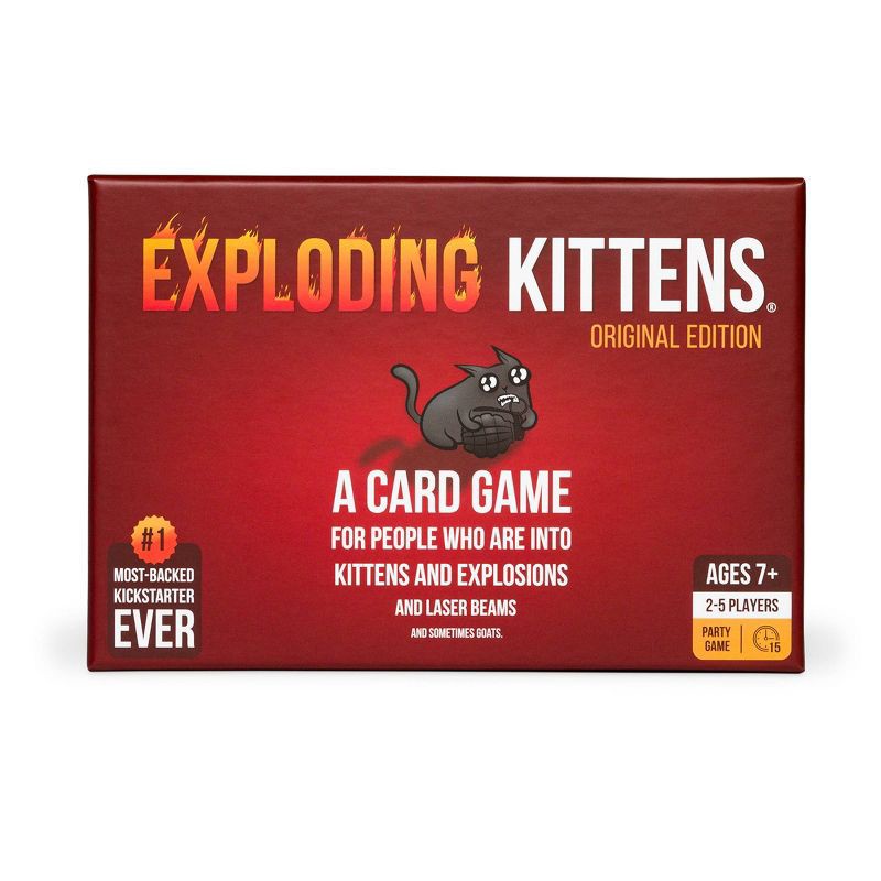 slide 1 of 8, Exploding Kittens Card Game, 1 ct