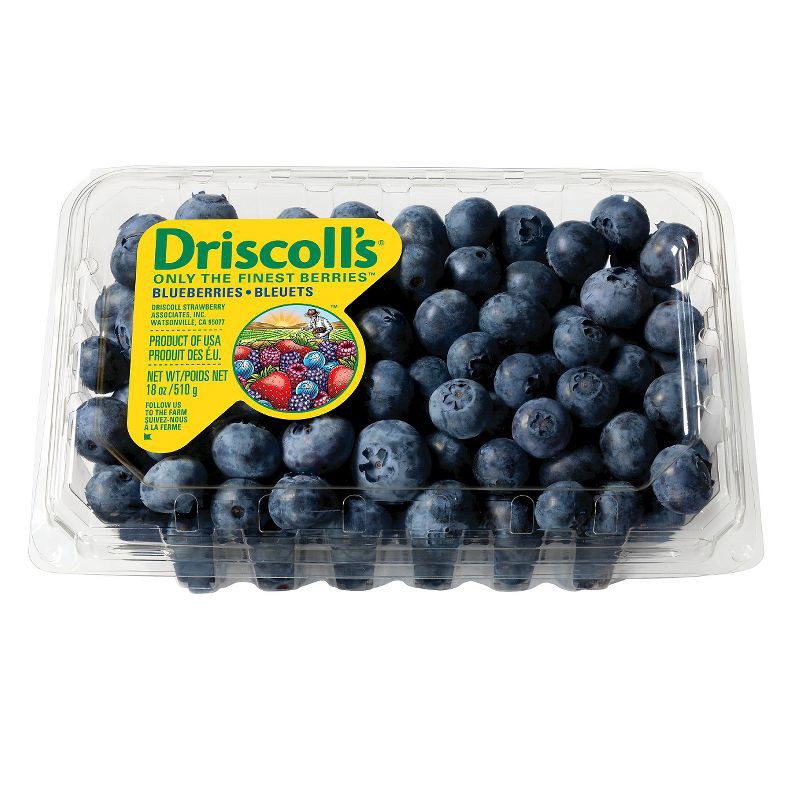 slide 1 of 3, Driscoll's Blueberries - 18oz, 18 oz