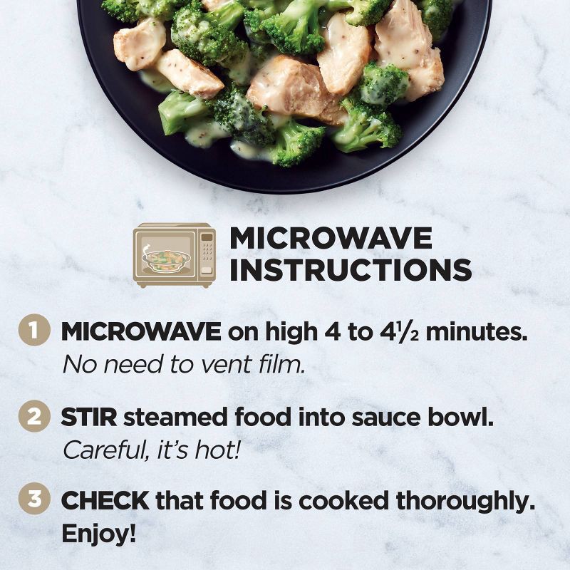 slide 6 of 7, Healthy Choice Simply Steamers Frozen Chicken Broccoli Alfredo - 9.15oz, 9.15 oz