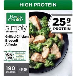 Healthy Choice Simply Steamers Frozen Chicken Broccoli Alfredo - 9.15oz